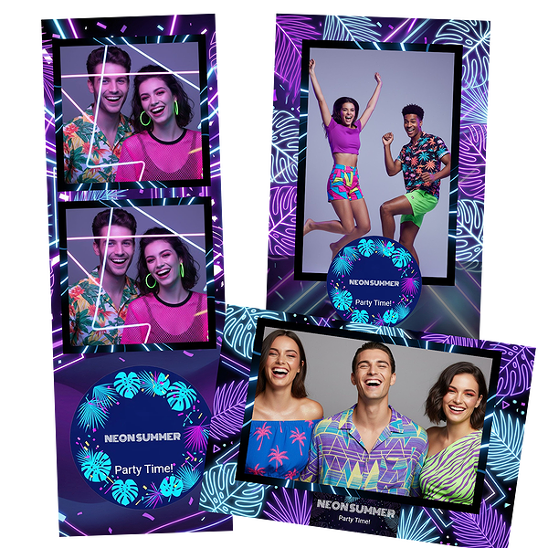 Neon Summer Tropical Party