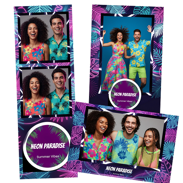 Neon Tropical Summer Party
