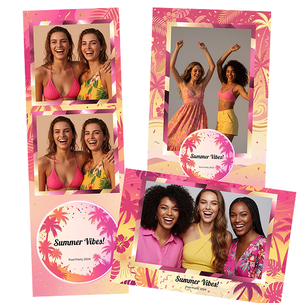 Vibrant Pink Tropical Summer