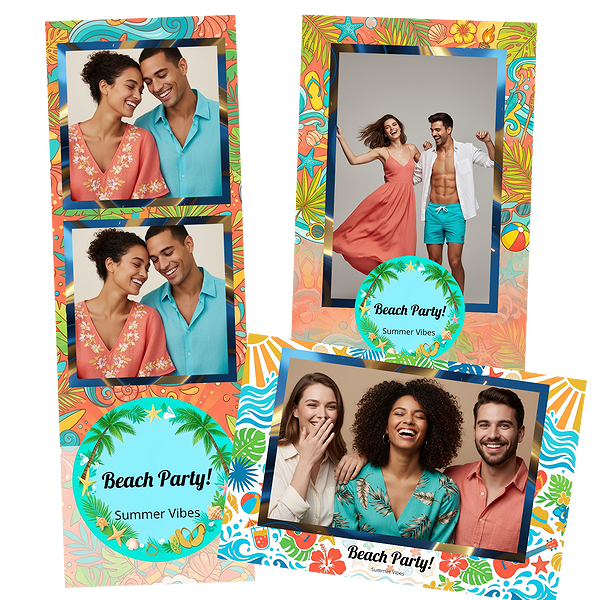 Blue Beach Shells Party