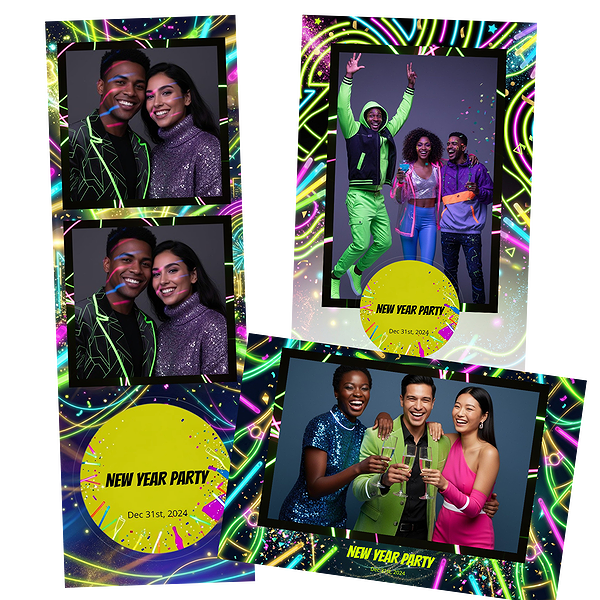 Neon Glow New Year Party