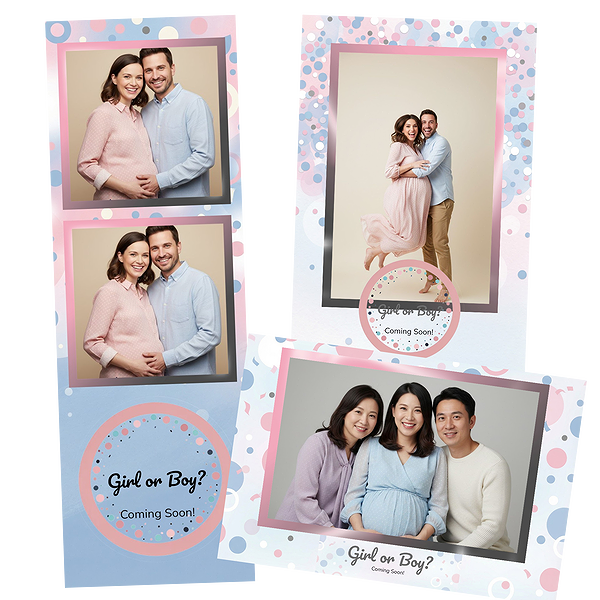 Pastel Confetti Gender Reveal