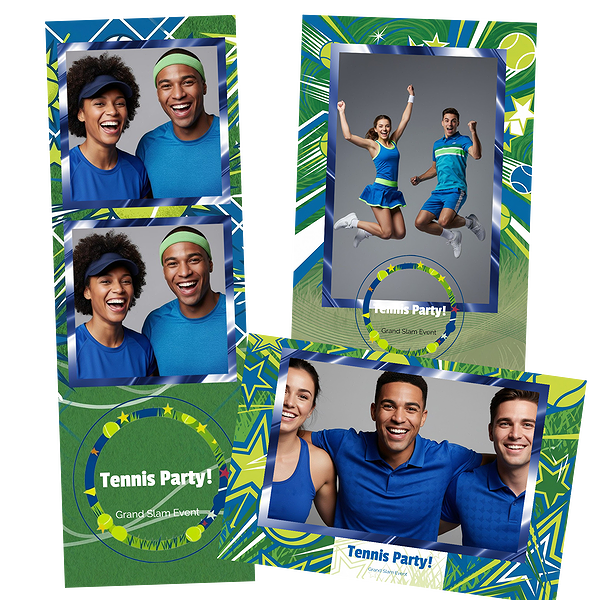 Bold Blue Tennis Party
