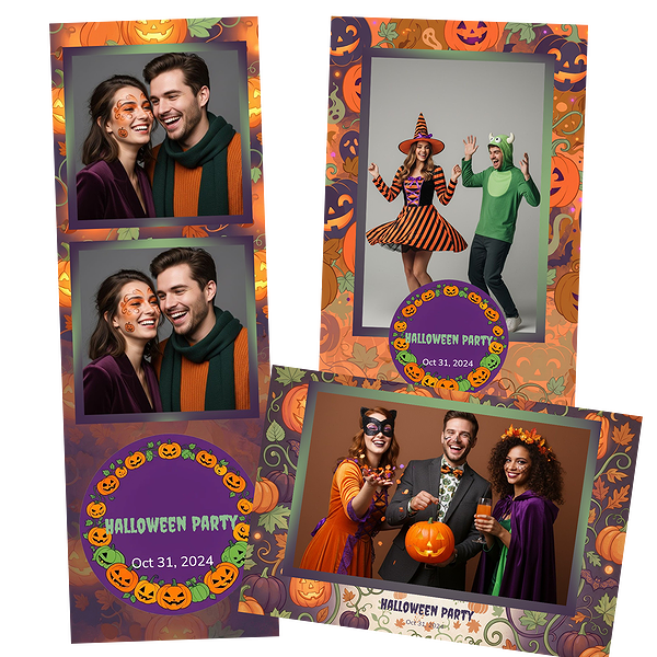 Orange Pumpkin Halloween Confetti