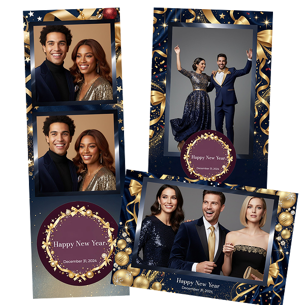 Glamorous Navy Gold New Year