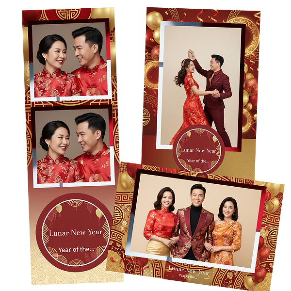 Red Gold Lunar New Year Celebration