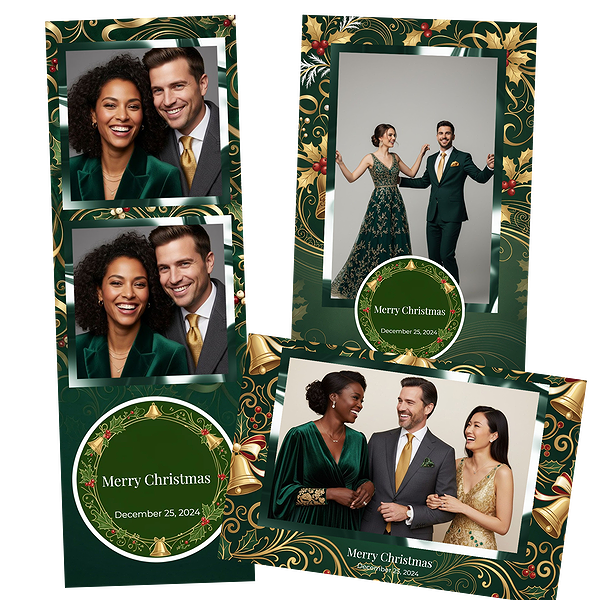 Elegant Green Gold Christmas