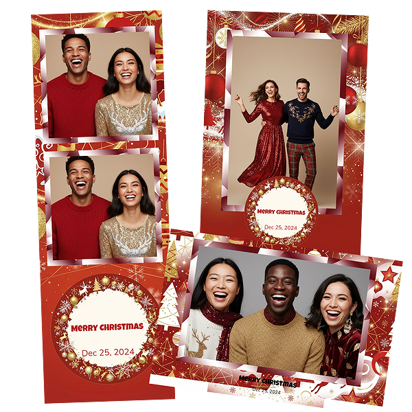Red Gold Festive Ornament Holiday