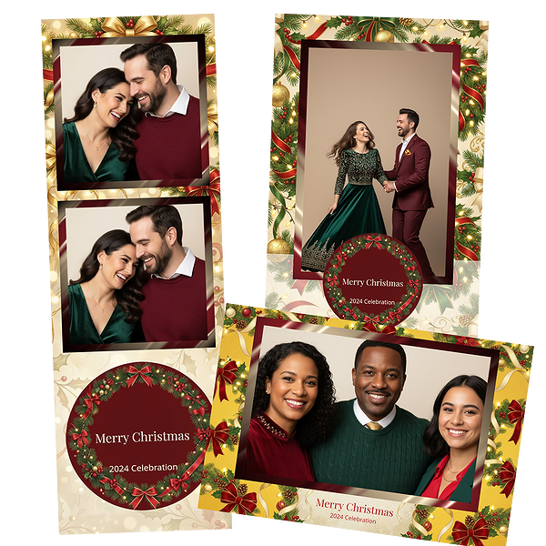 Red Green Christmas Wreath
